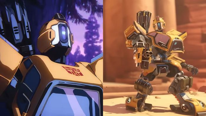 Bastion trong vai Bumblebee