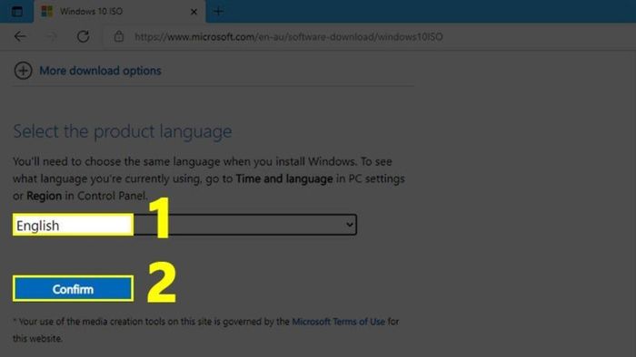 Hướng dẫn tải file ISO Windows 10 từ Microsoft Edge - Bước 4