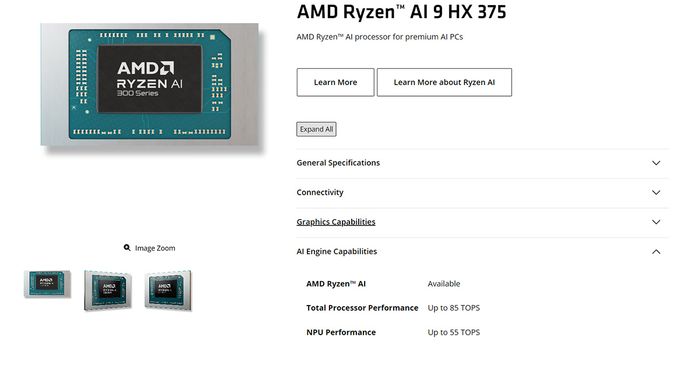 AMD Ryzen AI 9 HX 375