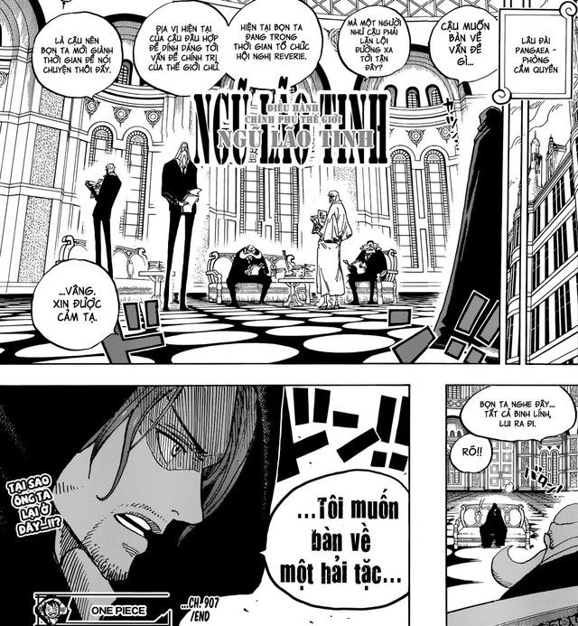 One Piece tiết lộ bí mật về người anh em sinh đôi của Tứ Hoàng Shanks