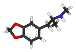 Cấu trúc hóa học của MDMA