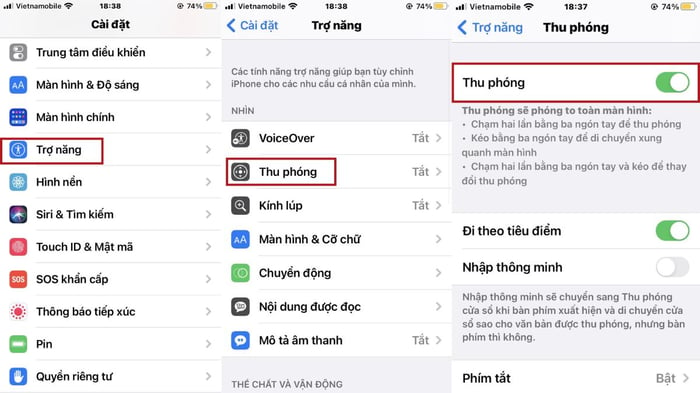 Hướng dẫn thu nhỏ kích thước màn hình iPhone