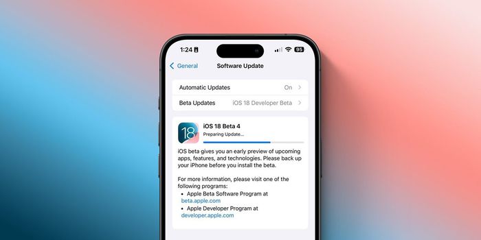 iOS 18 beta 4 đã được Apple phát hành vào đầu tuần này