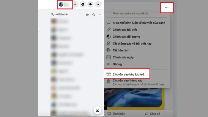 Cách ẩn từng ảnh trên Facebook cá nhân bằng máy tính