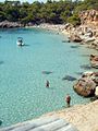 Eivissa, Cala Salada, phía bắc Sant Antoni de Portmany