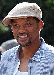 Một bức ảnh của Will Smith tham dự buổi ra mắt bộ phim The Karate Kid vào năm 2010