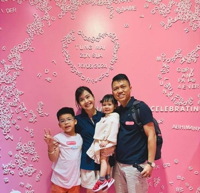 Cuộc sống hạnh phúc hiện tại của gia đình Hương Mai.
