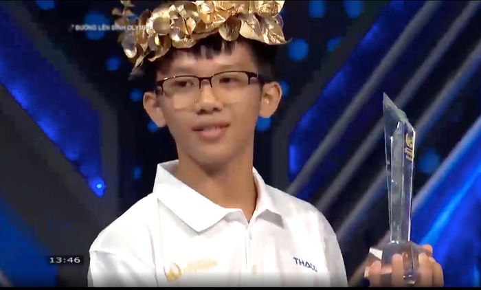 Hứa Hoàng Phước đoạt chiến thắng trong vòng nguyệt quế của trận tuần thứ 3 vào tháng 1 của quý IV Đường lên đỉnh Olympia 24.