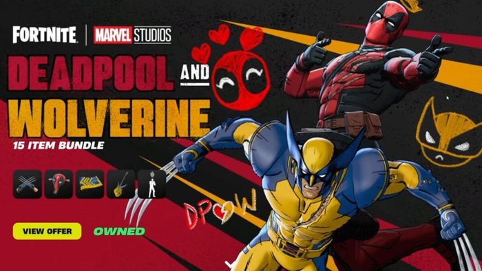 Đôi Đầu Hối: Làm thế nào để có được Trang phục mới Deadpool và Wolverine trong Fortnite! bìa