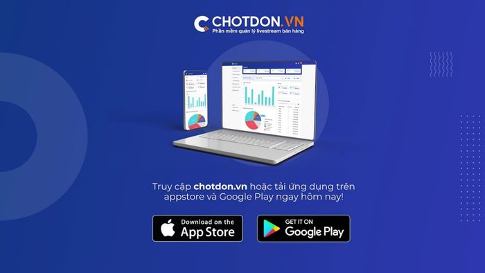 Phần mềm chốt đơn trực tiếp trên livestream