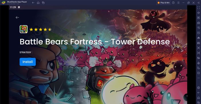 Hãy cùng trải nghiệm Battle Bears Fortress - Tower Defense trên PC với BlueStacks