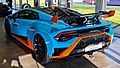 Góc nhìn từ phía sau của Lamborghini Huracán STO