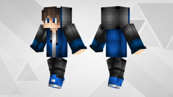 Skin Minecraft nam mạnh mẽ và ấn tượng