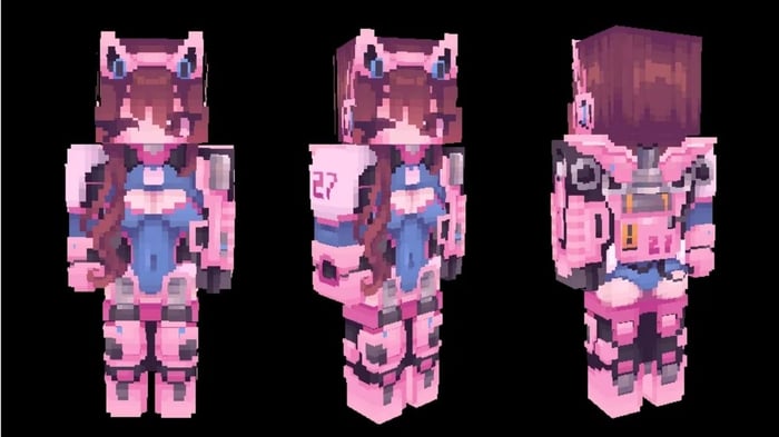 Skin Minecraft nữ xinh đẹp