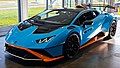 Góc nhìn từ phía trước của Lamborghini Huracán STO