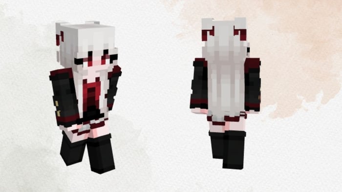 Các Skin Minecraft nữ cá tính và ngầu lòi