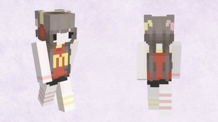 Skin Minecraft nữ zombie