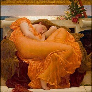 Bức tranh 'Tháng Sáu cháy bỏng' (k. 1895) của Frederic Leighton