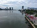 Một góc của sông Hàn nhìn từ cầu Rồng
