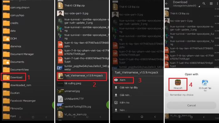 Hướng dẫn cài đặt miễn phí Minecraft 1.18 bằng tiếng Việt - bước 3
