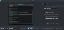 Spectacle, chạy trên Arch Linux