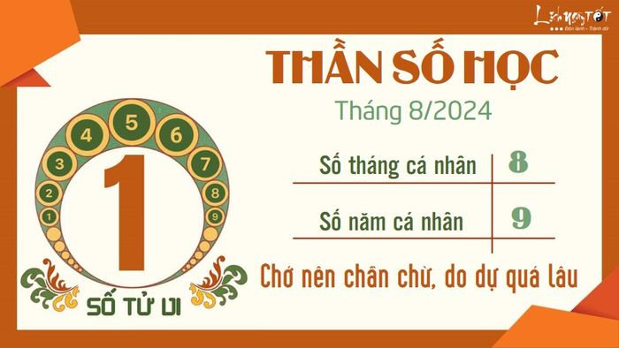 Dự đoán Thần số học tháng 8/2024 - Số 1