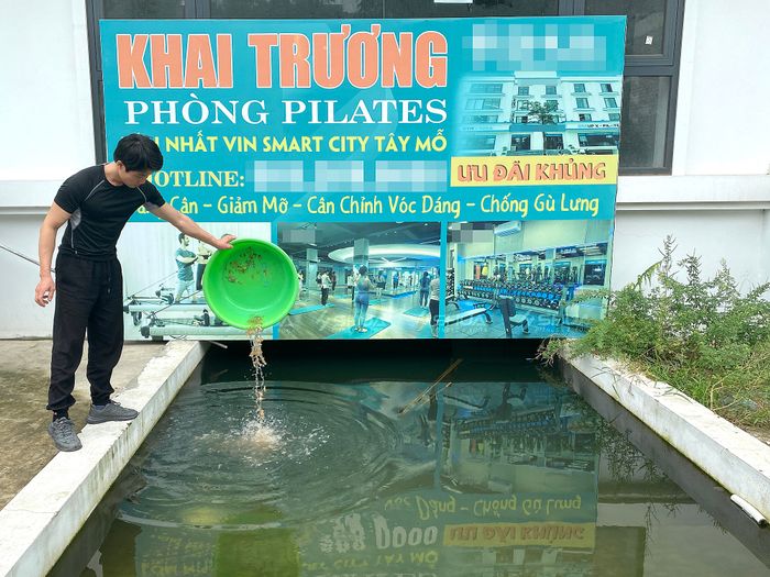 Người Hà Nội câu cá trong hầm biệt thự triệu đô