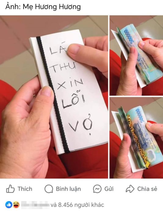 Lá thư xin lỗi của ông chồng khiến vợ rơi nước mắt vì xúc động