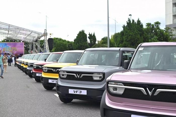 VinFast VF 3 có bao nhiêu tùy chọn màu sơn ngoại thất? 507505