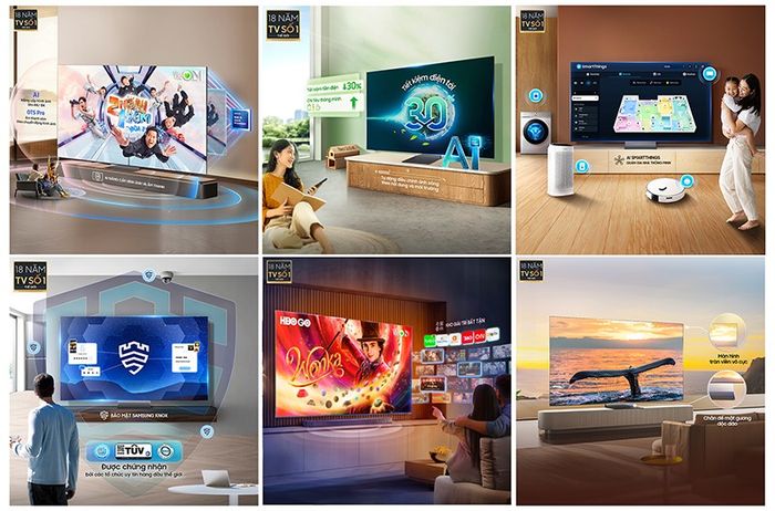 TV AI của Samsung khẳng định vị thế hàng đầu, nâng cao trải nghiệm sống thông minh cho người dùng