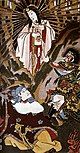 Nữ thần mặt trời Amaterasu bước ra từ một hang động