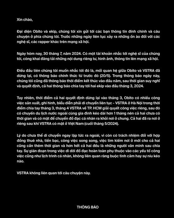 Rapper Obito tìm hiểu người mới trong khi vẫn sống chung với người yêu cũ?
