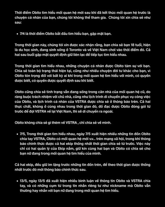 Obito rapper đang khám phá người mới trong khi vẫn còn sống chung với người yêu cũ?