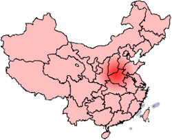 Vị trí của Vùng Trung Nguyên