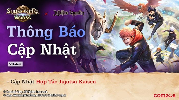 Nhân dịp kỷ niệm 10 năm, Summoners War kết hợp với Jujutsu Kaisen để giới thiệu các tướng mới.