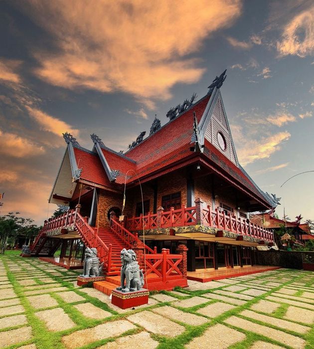 Chùa Di Đà có diện tích rộng lên đến 13ha