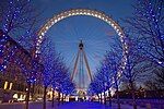 Mắt London vào thời điểm hoàng hôn