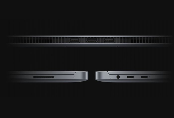MateBook GT 14 được trang bị đầy đủ các cổng kết nối