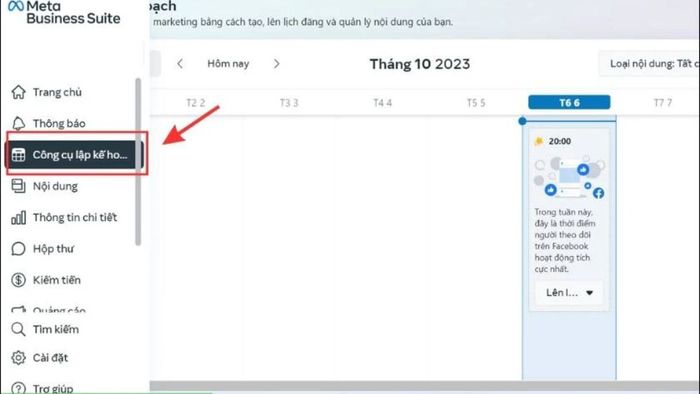Hướng dẫn lên lịch đăng bài trên Fanpage Facebook - Bước 1