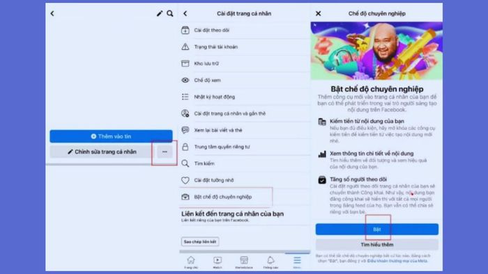 Lên lịch đăng bài trên Facebook cá nhân - Bước 1