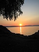 Mặt Trời lặn ở Oslo, Na Uy