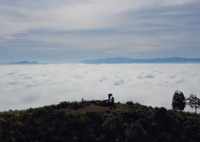 Đèo mây Lộc Thành trong lành, mát mẻ