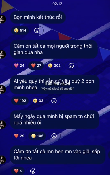 Fish, tuyển thủ SGP, đã chính thức nói lời chia tay với hot TikToker Quỳnh Alee.