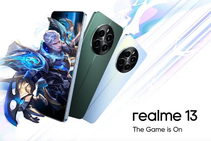 Realme 13 4G sở hữu thiết kế phẳng và hiện đại