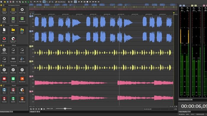 Phần mềm thu âm giọng hát Sound Forge