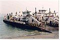 Phà tự hành tại Bãi Cháy, Quảng Ninh.
