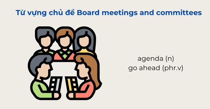 Cuộc họp hội đồng và các ủy ban (Board meetings and committees)