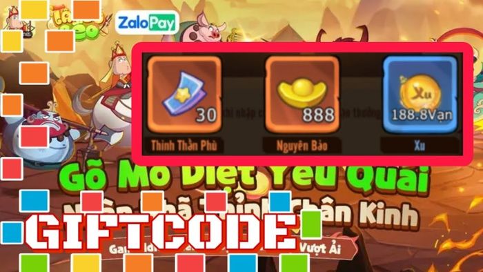 Phần thưởng khi sử dụng mã code Tây Du Béo