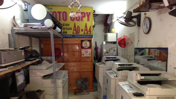 Tiệm photocopy gần đây 15
