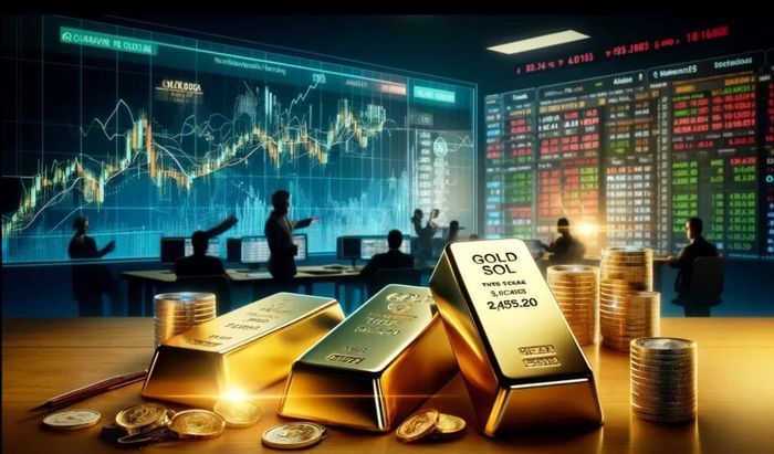 Giá vàng toàn cầu đầu tuần có xu hướng giảm - Ảnh: Kitco News